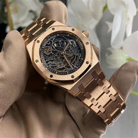 audemars piguet royal oak perpetual calendar skeleton rose gold|audemars piguet 41mm rose gold.